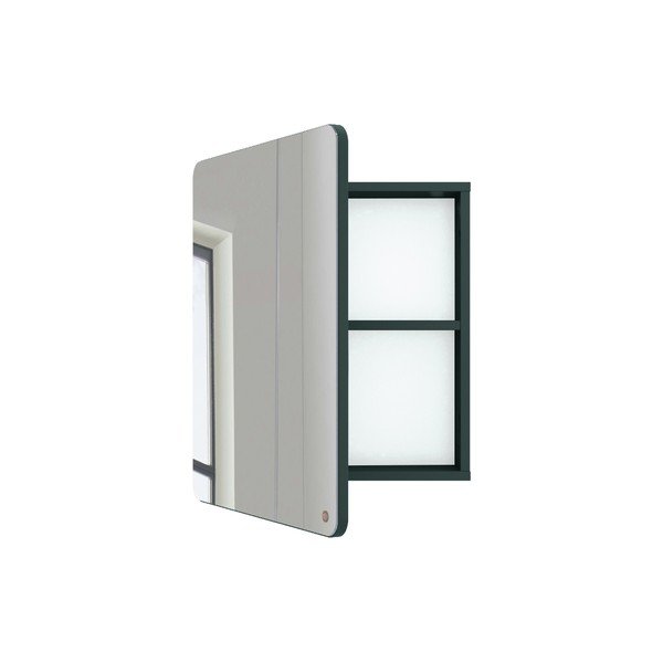 Dulap baie montat pe perete, cu oglindă Tom Tailor Color Bath, adâncime 14 cm, verde închis-image-2