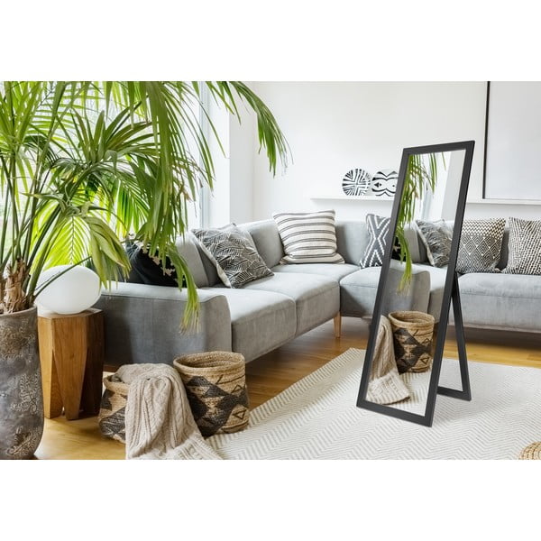 Oglindă de podea cu ramă neagră 46x146 cm Sicilia - Styler-image-3