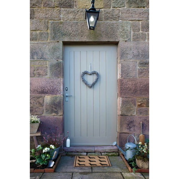 Covoraș de intrare din fibre de nucă de cocos 40x60 cm Dachshund – Artsy Doormats-image-2