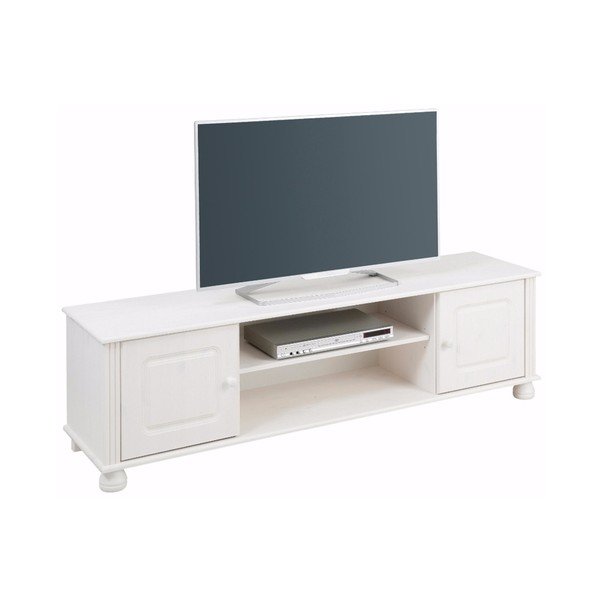 Set mobilier din lemn de pin cu 3 piese Støraa Ella, alb-image-4