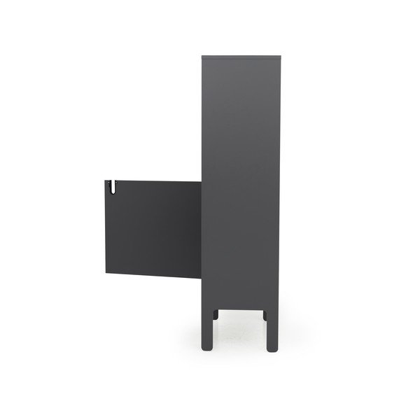 Dulap Tenzo Uno, lățime 76 cm, gri-image-3