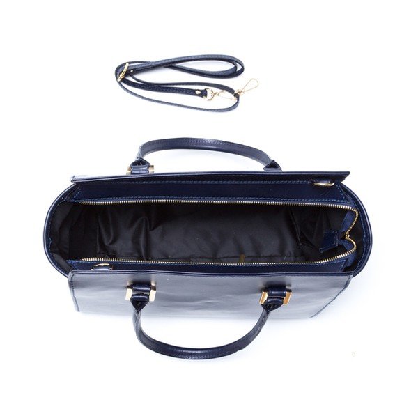 Geantă din piele Isabella Rhea 3017 Blue-image-1