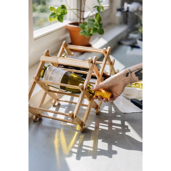 Raft de vin din bambus - Bonami Essentials-image-2