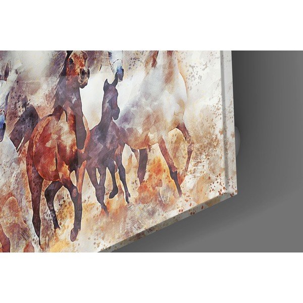 Tablou din sticlă Insigne Horses II.-image-1