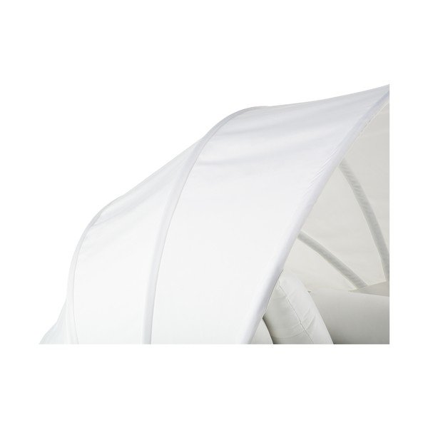 Canapea de grădină din ratan artificial, cu adăpost pliabil Monobeli Miranda-image-3