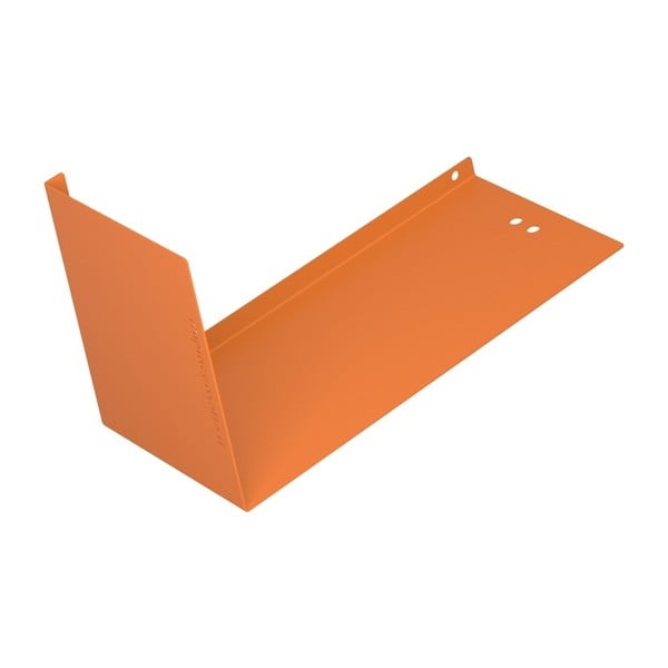 Raft metalic pentru perete Mi piace molto Boomerang Sx, portocaliu