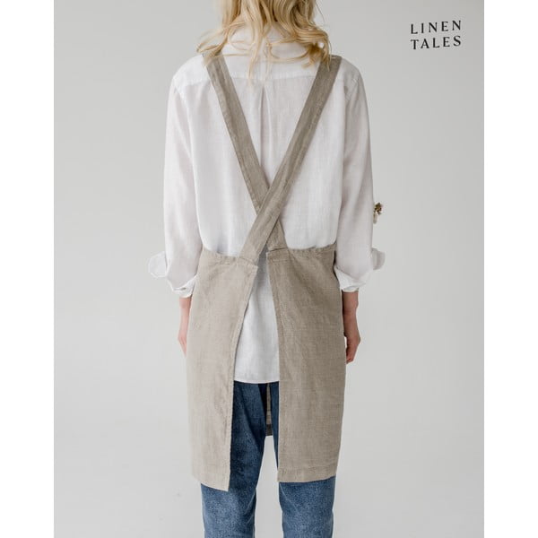 Șorț din in Crossback – Linen Tales-image-2