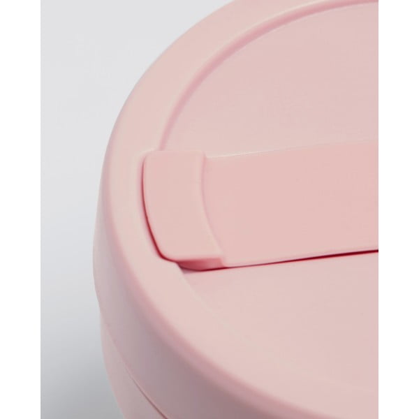 Cană de voiaj pliabilă Stojo Pocket Cup Carnation, 355 ml, roz-image-4