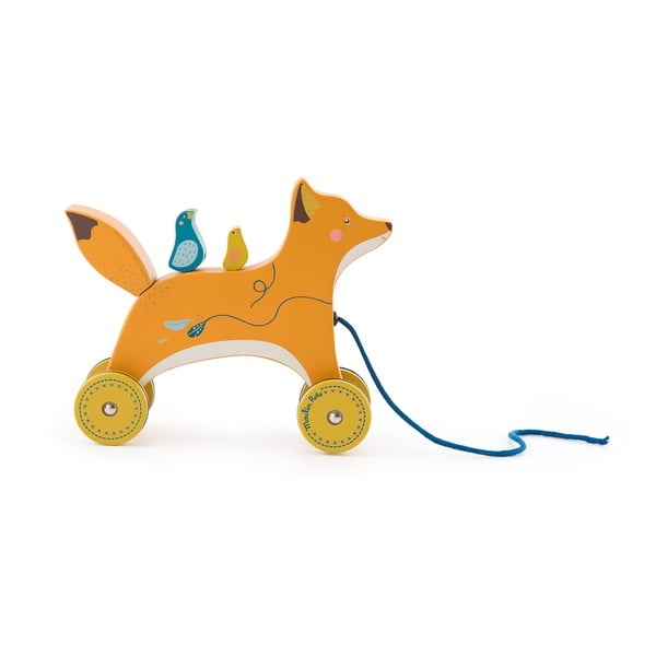 Jucărie de tracțiune Fox - Moulin Roty-image-3