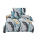 Lenjerie de pat din microsatin pentru pat de o persoană cu 3 piese 140x200 cm Melissa – My House