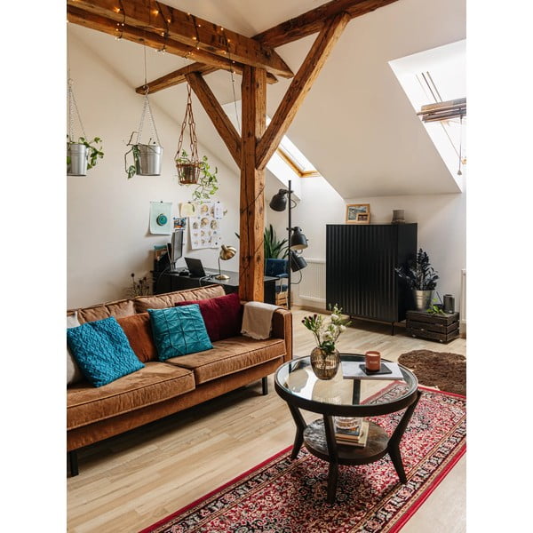 Traversă Nouristan Skazar Isfahan, 80 x 250 cm, roșu-image-2