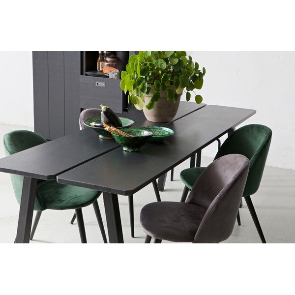 Masă WOOOD Trionf, lungime 210 cm, negru-image-1