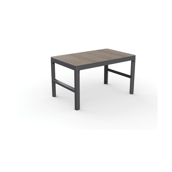 Măsuță de cafea pentru exterior cu aspect de lemn de nuc 71,5x116 cm Lyon – Keter-image-2