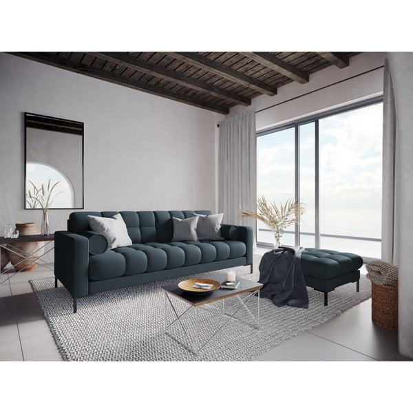 Canapea albastră 217 cm Bali – Cosmopolitan Design-image-1