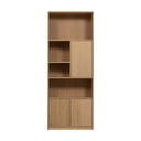 Bibliotecă modulară cu aspect de lemn de stejar 77x199 cm Modulair – vtwonen