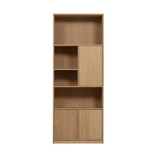 Bibliotecă modulară cu aspect de lemn de stejar 77x199 cm Modulair – vtwonen