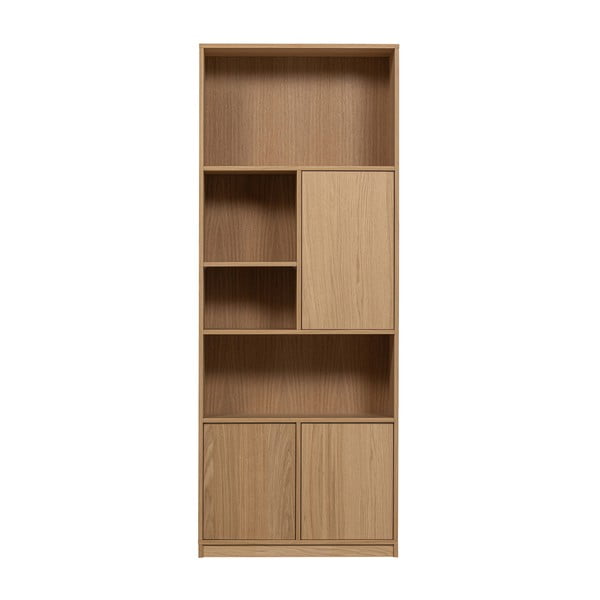 Bibliotecă modulară cu aspect de lemn de stejar 77x199 cm Modulair – vtwonen