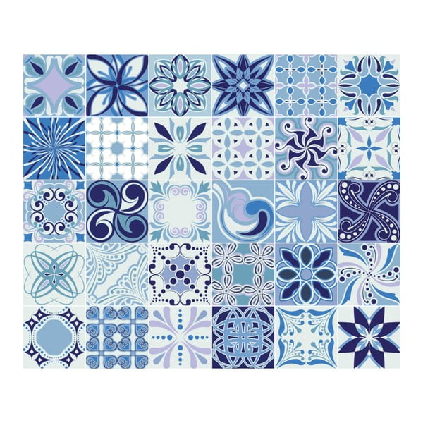 Set 30 autocolante Ambiance Madeira, 15 x 15 cm-image-2