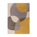 Covor galben ocru/bej din lână 200x290 cm Glow – Flair Rugs