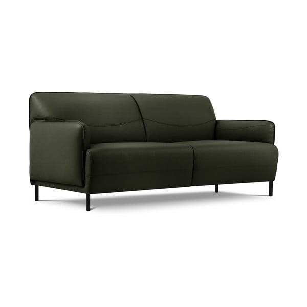 Canapea din piele Windsor & Co Sofas Neso, 175 x 90 cm, verde-image-2