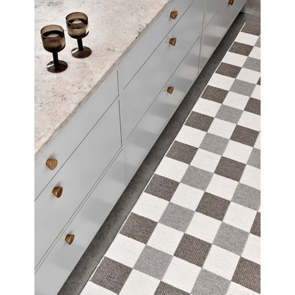 Covor tip traversă pentru interior și exterior bej/crem 70x300 cm Pix Dark Linen – Pappelina-image-3