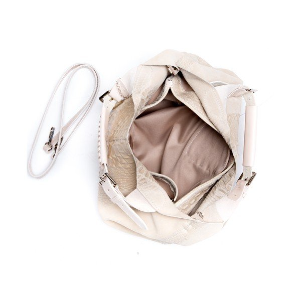 Poșetă din piele Roberta M. 820 Beige-image-3