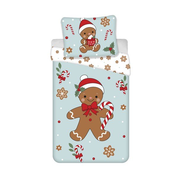 Lenjerie de pat din bumbac pentru pat de o persoană 200x140 cm Perníček – Jerry Fabrics