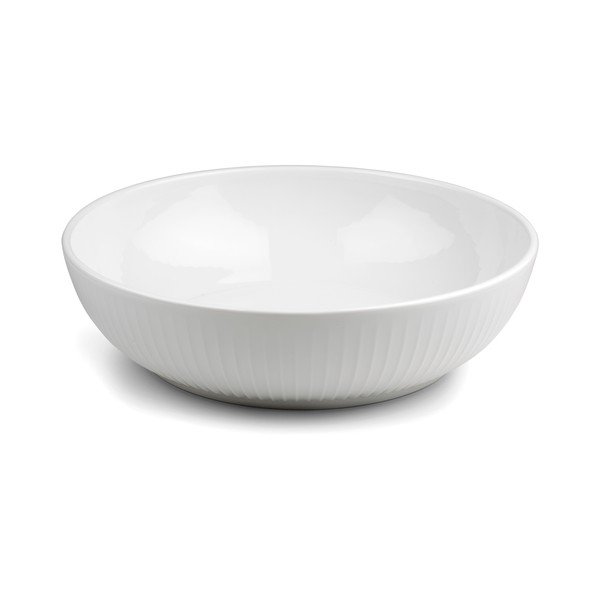 Bol din porțelan pentru salată Kähler Design Hammershoi, ⌀ 30 cm, alb