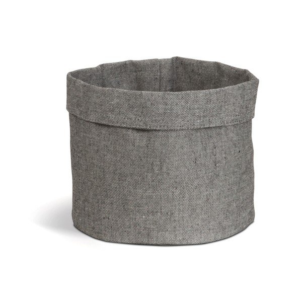 Coș de depozitare din material textil ø 20x20 cm Soft Storage Round – Bigso-image-4