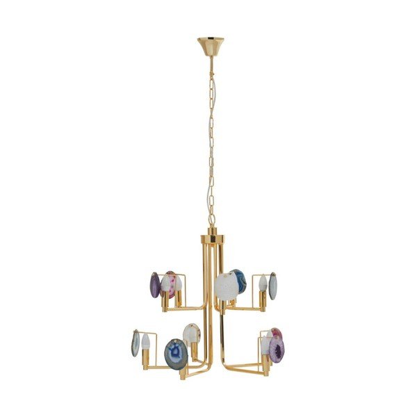 Lustră aurie din metal Glamour – Premier Housewares
