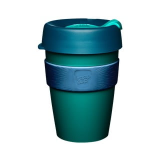 Cană de voiaj cu capac KeepCup Australis, 454 ml, verde-albastru