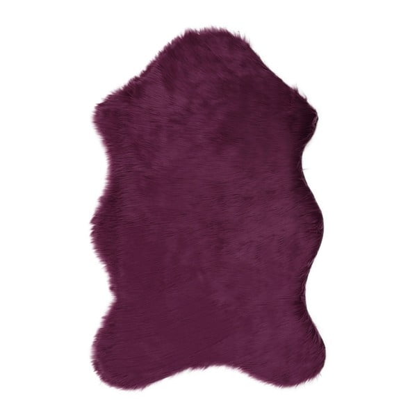 Covor din blană artificială Pelus Purple, 60 x 90 cm, mov