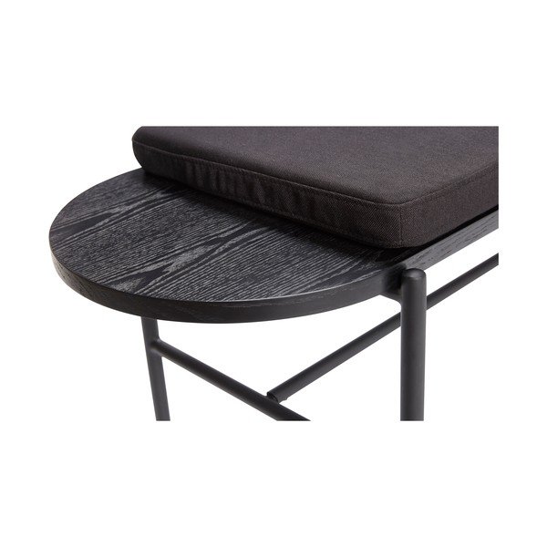 Bancă neagră Norm – Hübsch-image-1