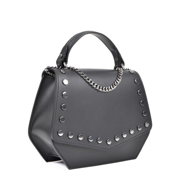 Geantă din piele Isabella Rhea Pasmo, negru-image-2