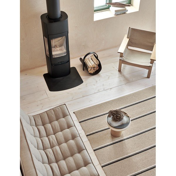 Covor tip traversă pentru interior și exterior bej 70x180 cm Olle Mud Beige – Pappelina-image-2