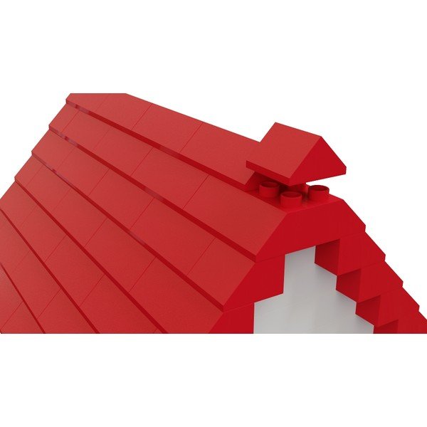 Set extra piese acoperiș pistă cu bilă Hubelino Roof, 68 piese-image-1