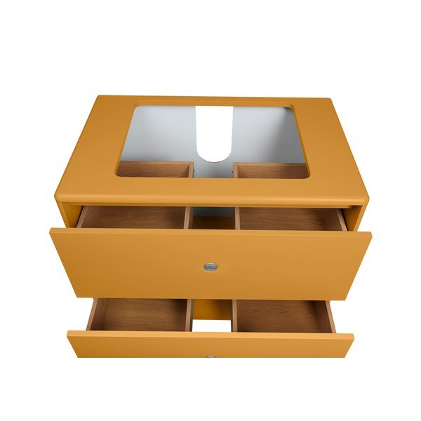 Dulap galben cu chiuvetă fără baterie 80x62 cm Color Bath - Tom Tailor for Tenzo-image-2