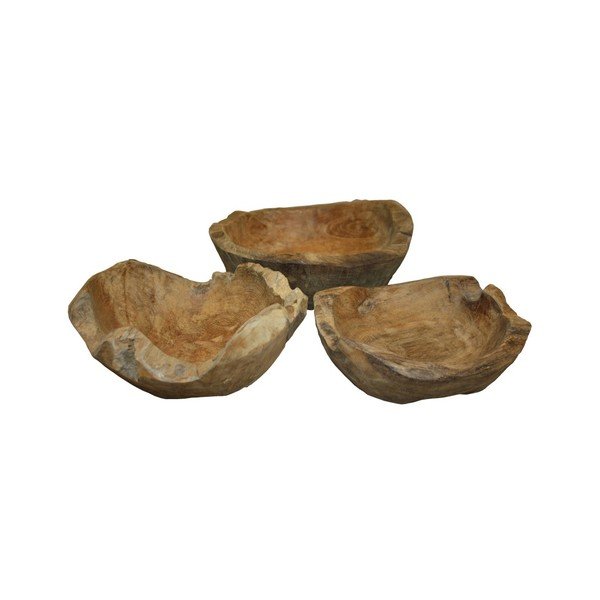 Fructieră din lemn de tec HSM Collection Mara, ⌀ 20 cm-image-4