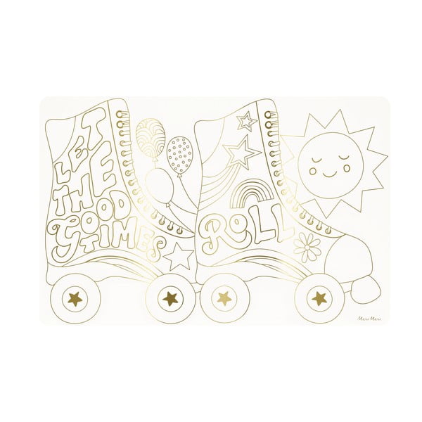 Suporturi pentru farfurii 8 buc. din hârtie 28x42.5 cm Happy Icons – Meri Meri-image-4