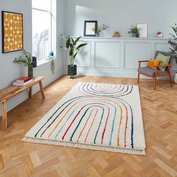 Covor bej 290x200 cm Boho - Think Rugs-image-1