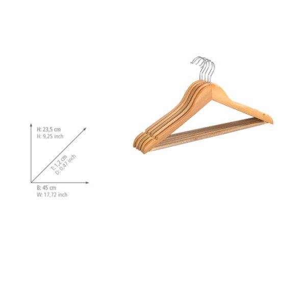 Umerașe 5 buc. din lemn Eco – Wenko-image-1