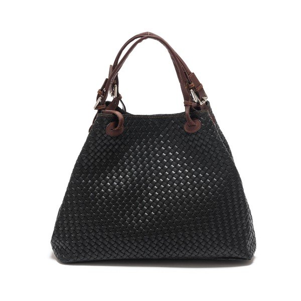 Geantă din piele Isabella Isabella Rhea no. 8019, neagră-image-1