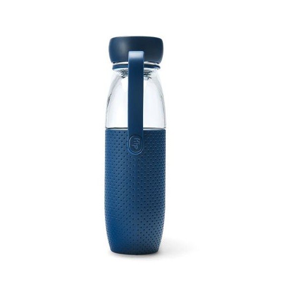 Sticlă pentru apă cu agățătoare HIP Space, 650 ml, albastru-image-2