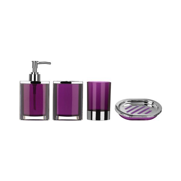 Set accesorii pentru baie Premier Housewares Purple, mov