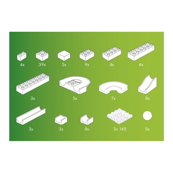 Joc de construcție cu pistă bile Hubelino Basic Large-image-4