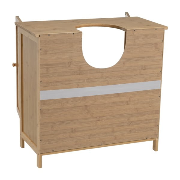 Dulap sub chiuvetă în culoare naturală din bambus 63x60 cm – Casa Selección-image-3