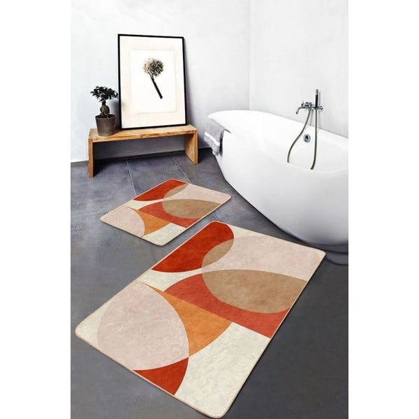 Covorașe de baie 2 buc. din catifea 60x100 cm – Mila Home-image-1