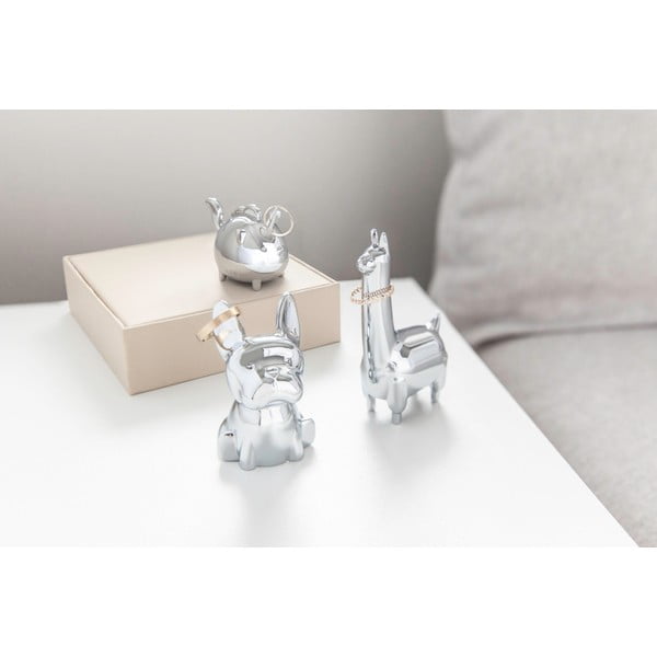 Suport pentru inele Umbra Zoola Lama, argintiu-image-1