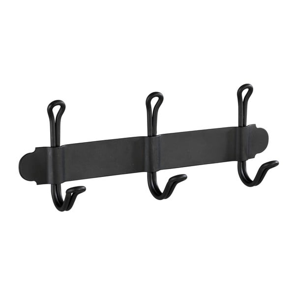 Cârlig triplu autoadeziv pentru perete Wenko Nostalgia, negru-image-2