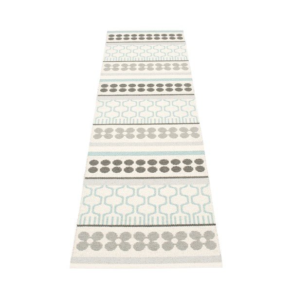 Covor tip traversă pentru interior și exterior gri/turcoaz 70x270 cm Asta Pale Turquoise – Pappelina-image-2